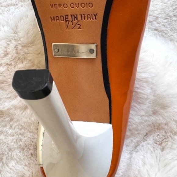 Floral + Polka Dot NICOLE MILLER COUTURE Pumps 7.5 [VINTAGE - NWT] - Picture 7 of 7